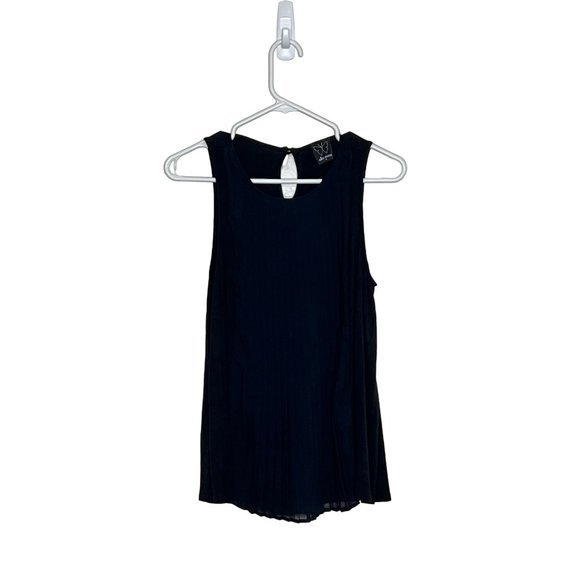 Ella Moss sleeveless pleated front swing loose blouse size M - Picture 1 of 6